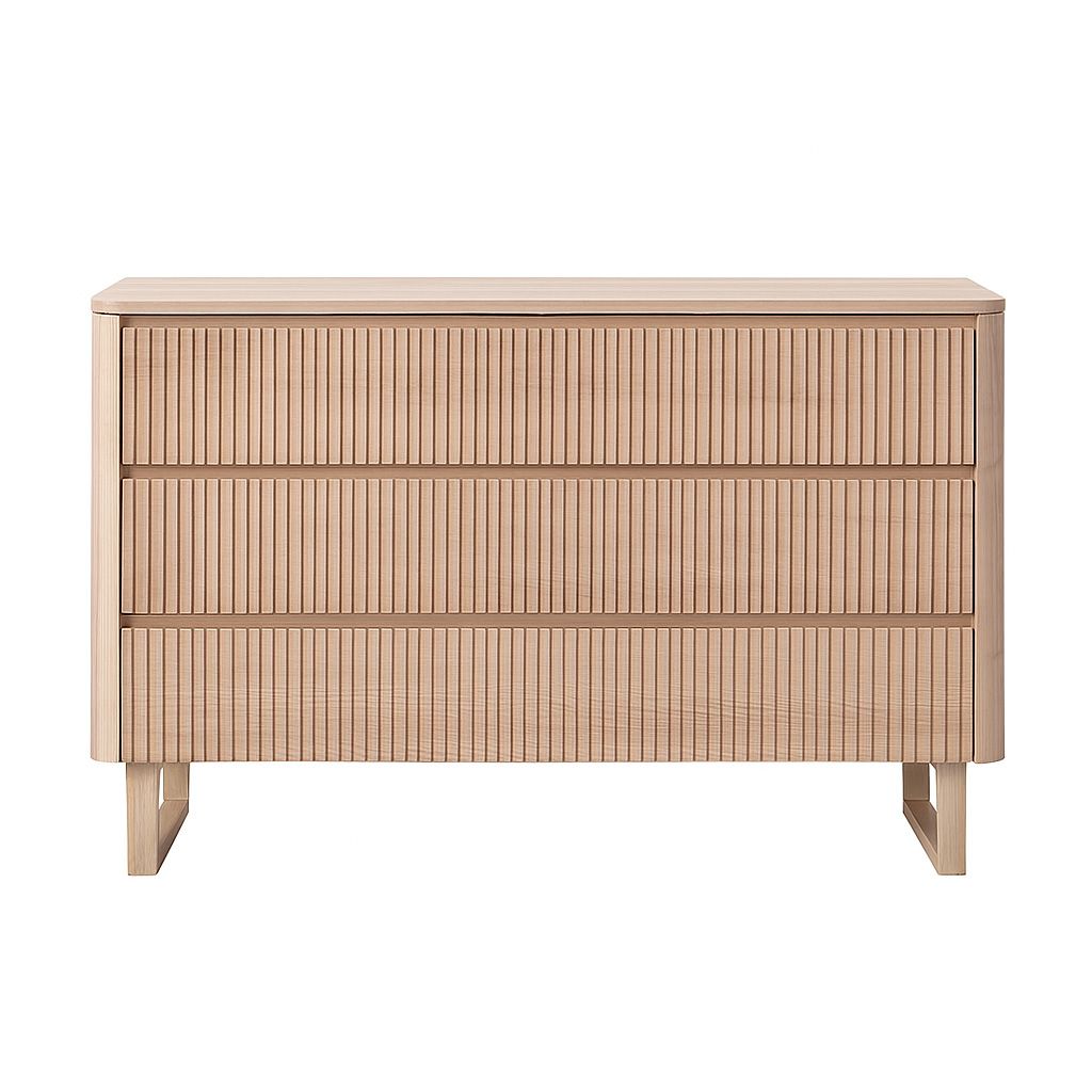 Osborne Low Chest-Natural – Furniture One