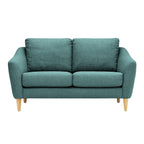 Lucas 2 Seater Fabric Sofa-Green