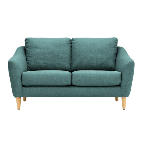 Lucas 2 Seater Fabric Sofa-Green
