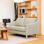Lucas 2 Seater Fabric Sofa-Oatmeal