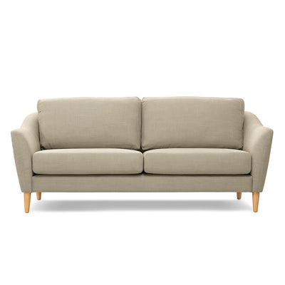Lucas 3 Seater Fabric Sofa-Oatmeal