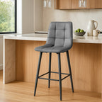 Macy Bar Stool-Grey