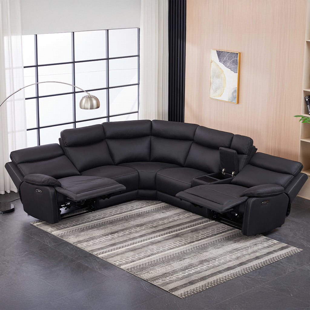 Malmo 6 Seater Corner Modular-Jet