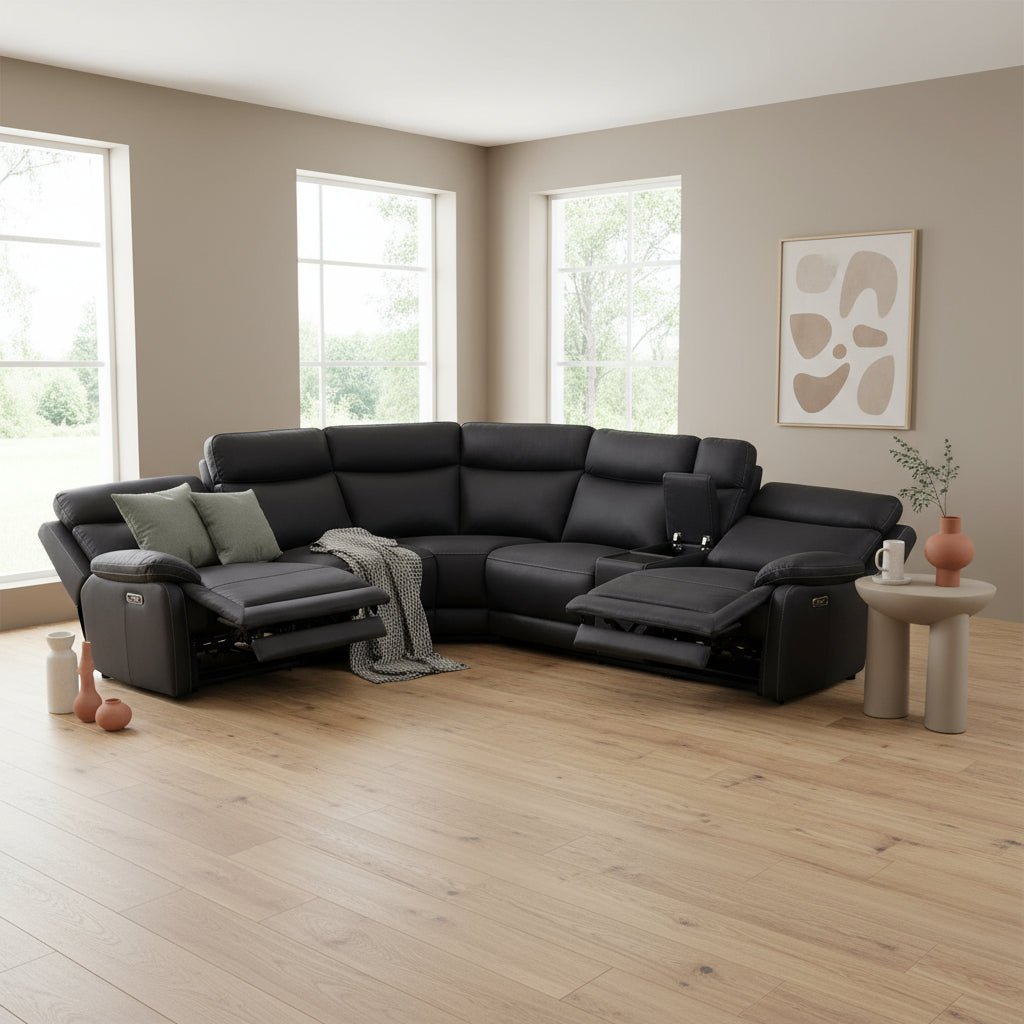 Malmo 6 Seater Corner Modular-Jet