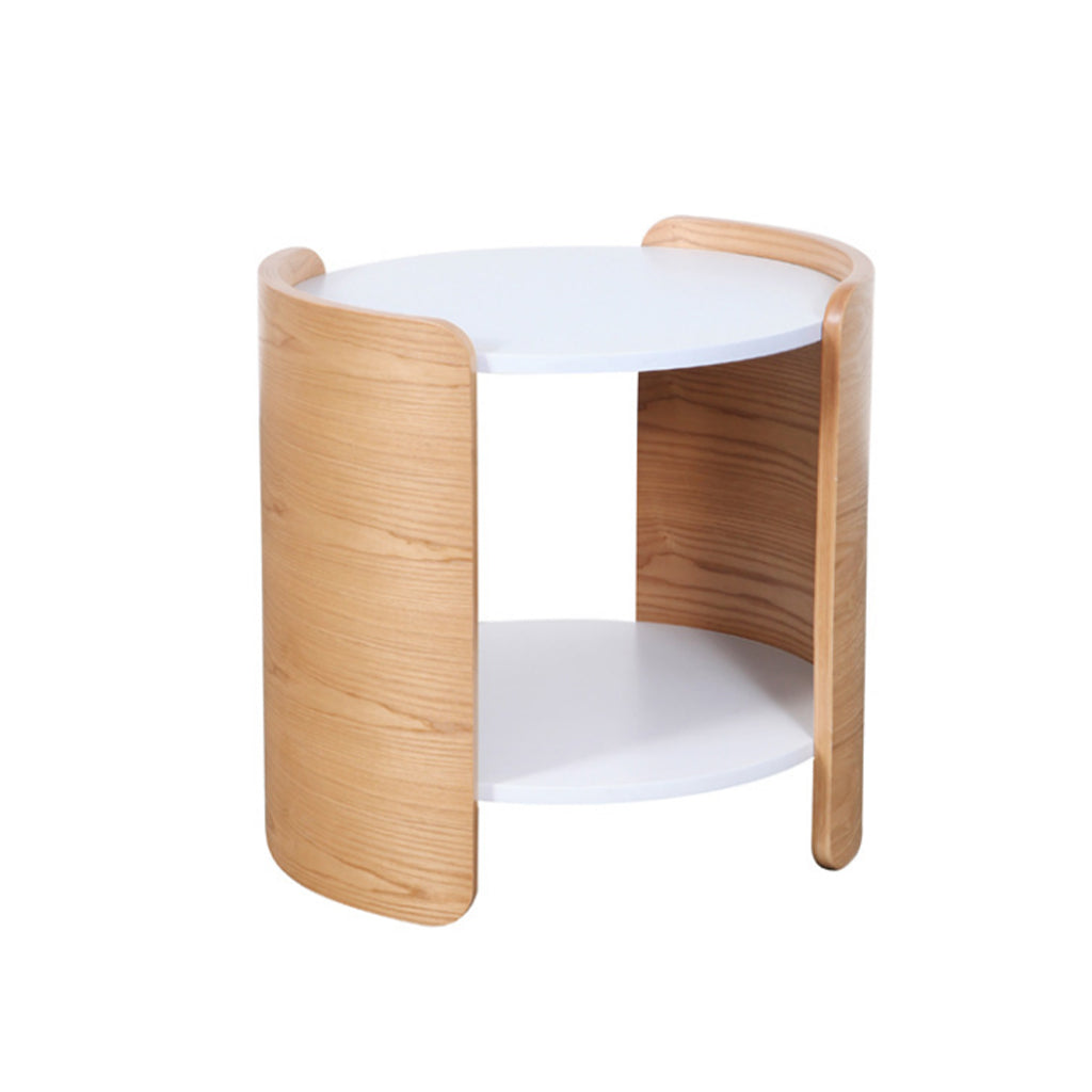 Malmo Lamp Table-White