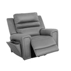 Mason Fabric Power Recliner-Ash