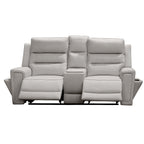 Mason 2 Seater Leather Power Recliner-Dove