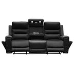Mason 3 Seater Fabric Power Recliner