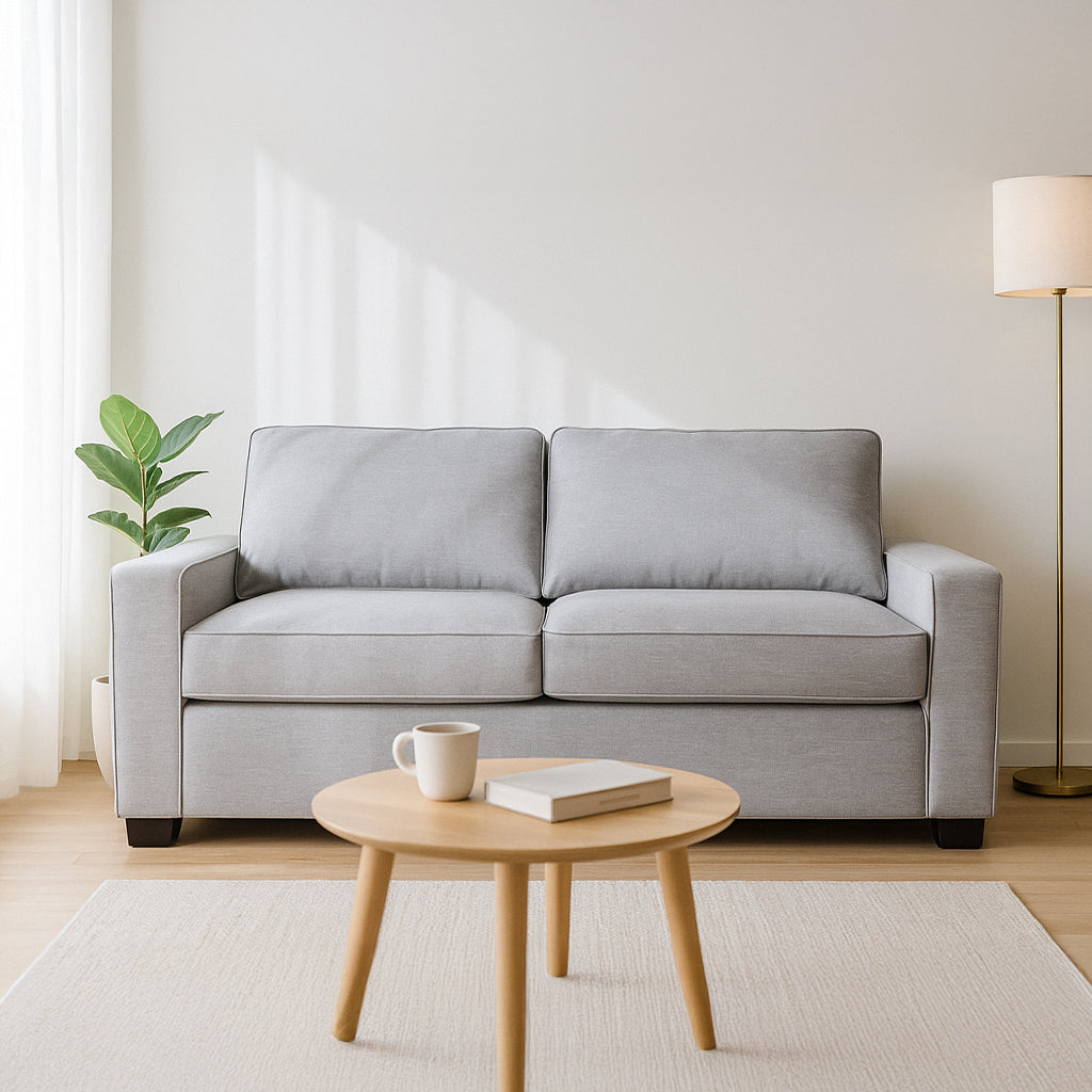 Maxwell Double Fabric Sofa Bed-Grey