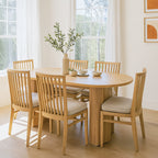 Melba 1800 Dining Table-Natural Oak