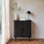 Melba 2 Door Cabinet-Black Ash