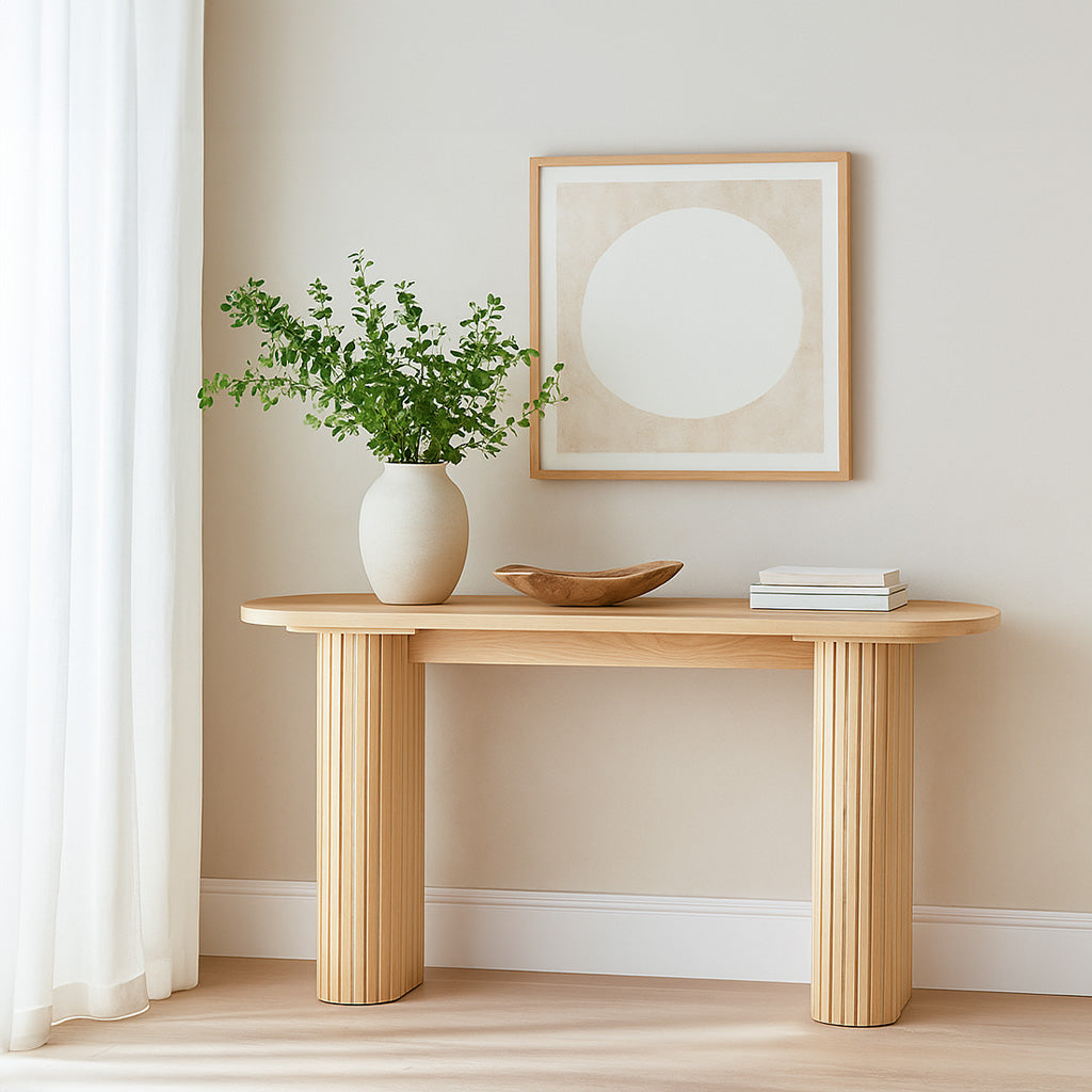 Melba 1200 Hall Table-Natural Oak