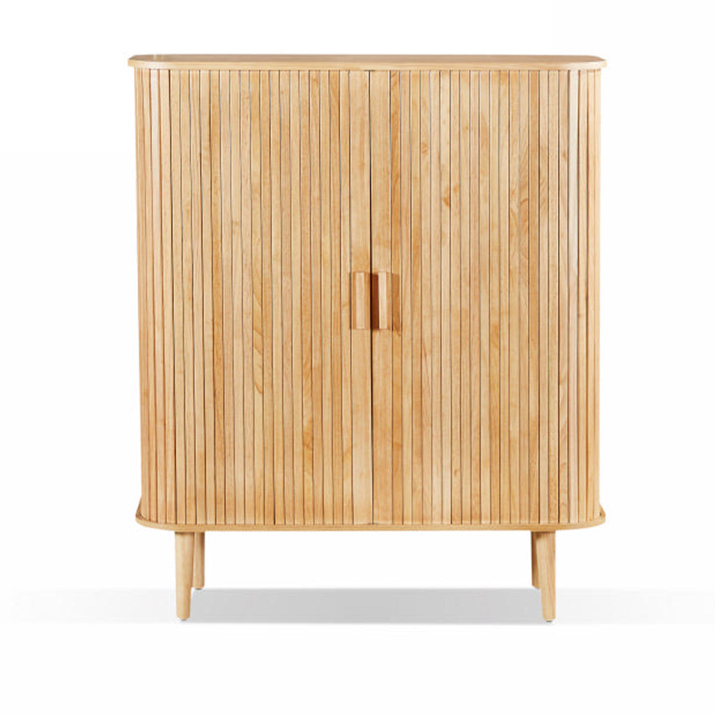 Melba 2 Door Cabinet-Natural Oak