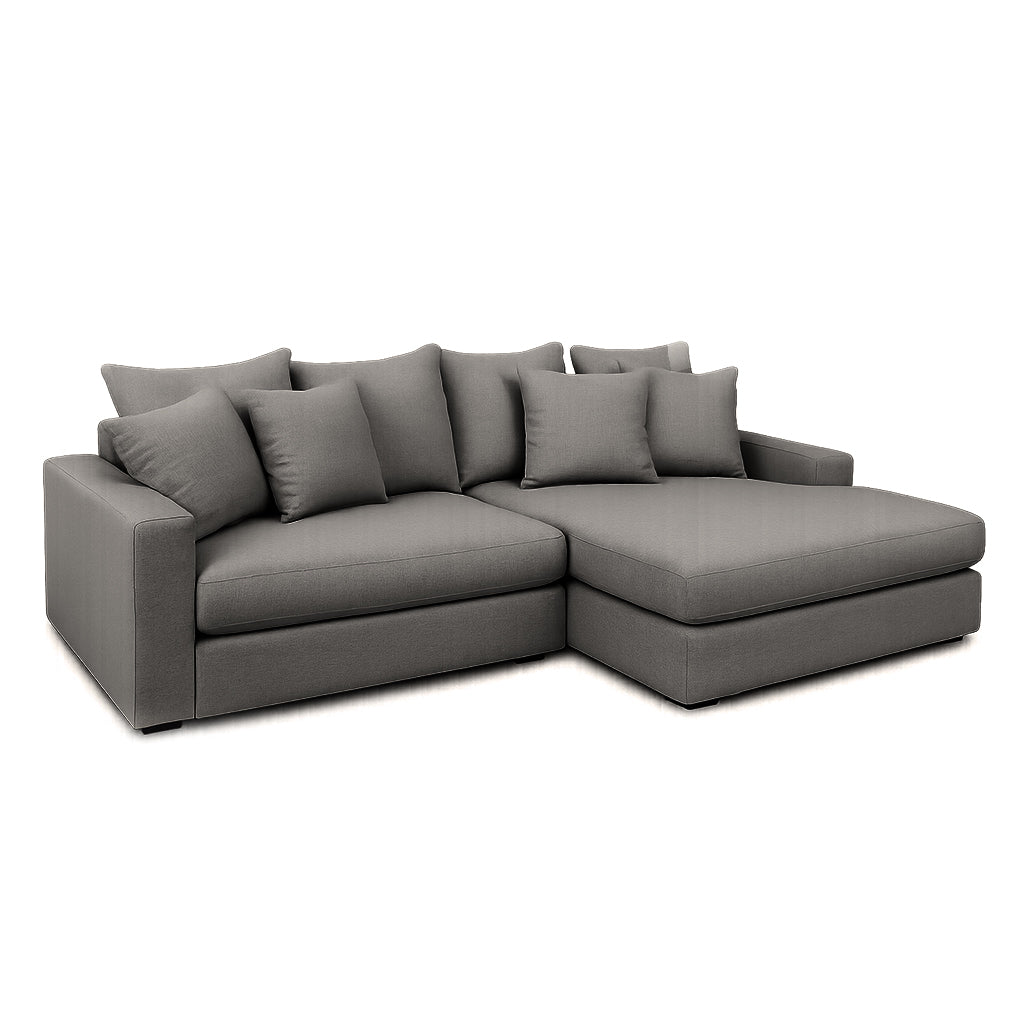 Meyer 2 Seater Fabric Sofa with Chaise-Birch