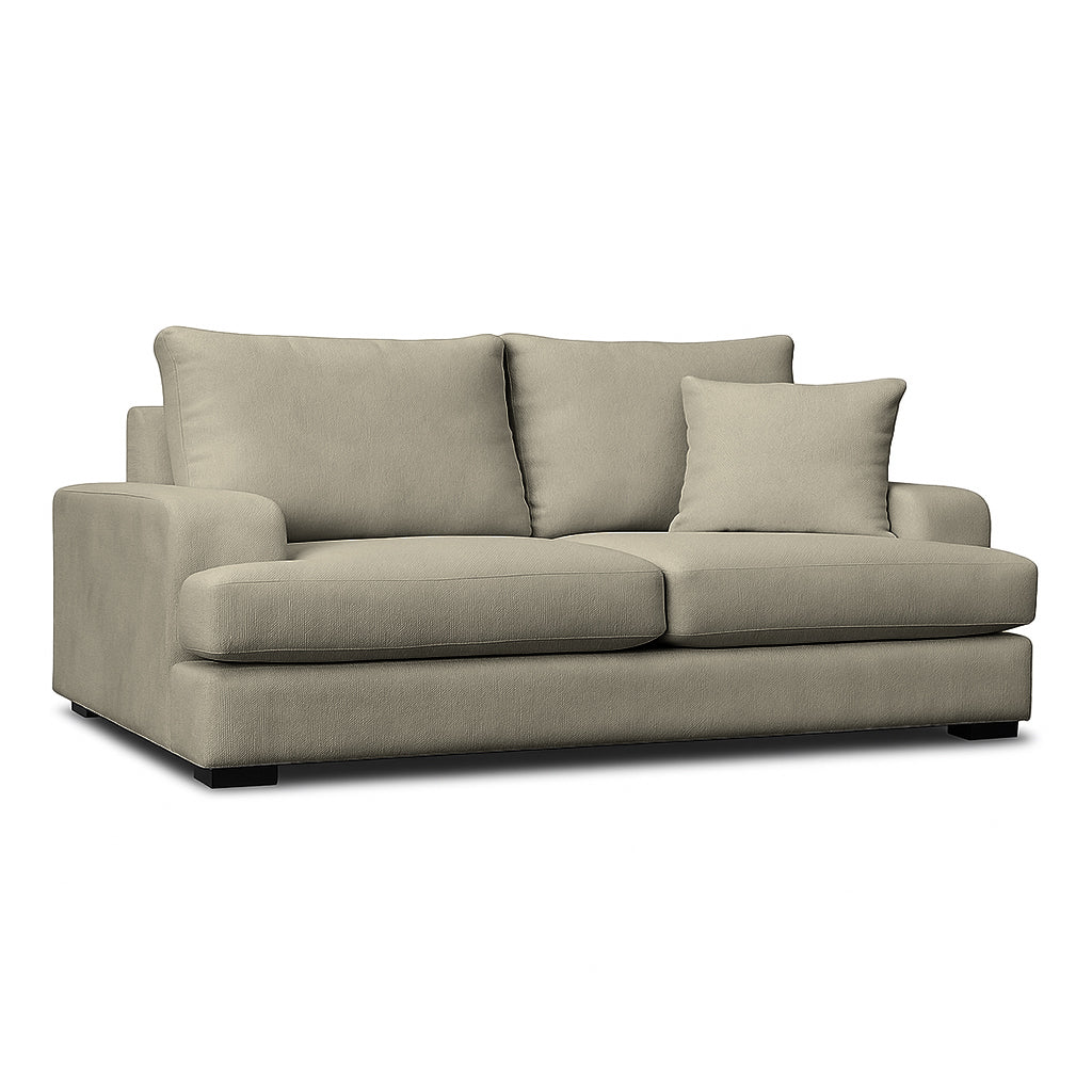 Milton 2.5 Seater Fabric Sofa-Driftwood