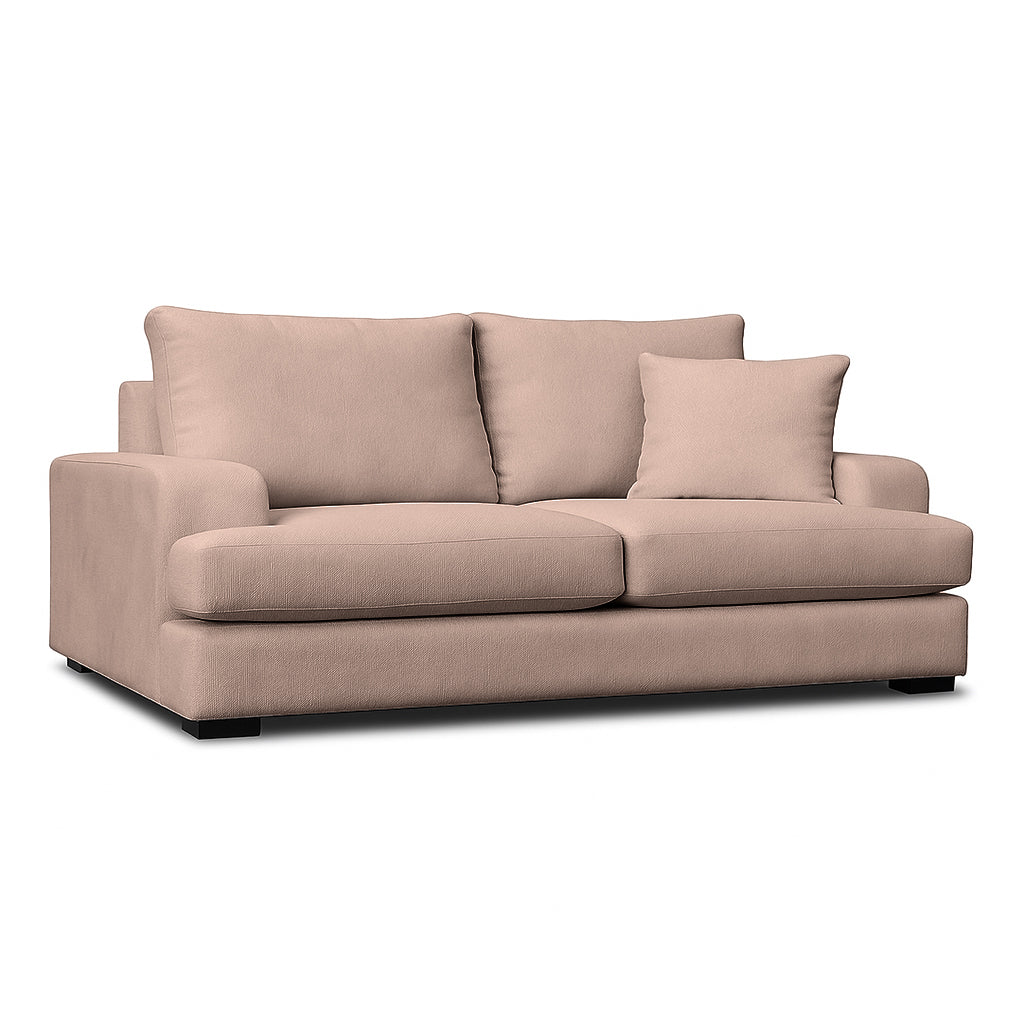 Milton 2.5 Seater Fabric Sofa-Rustica