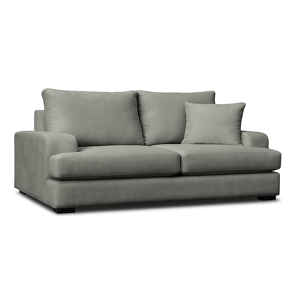 Milton 2.5 Seater Fabric Sofa-Shale