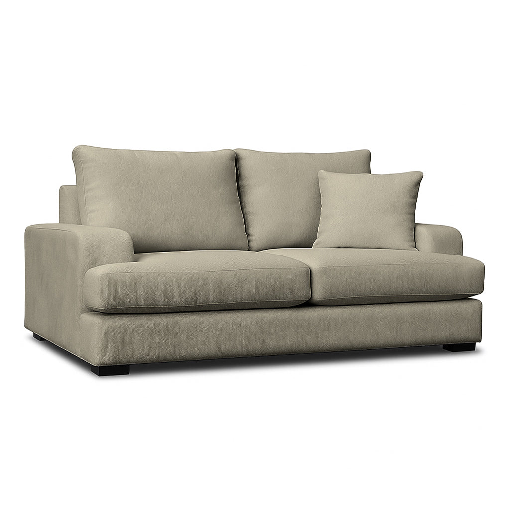 Milton 2 Seater Fabric Sofa-Driftwood