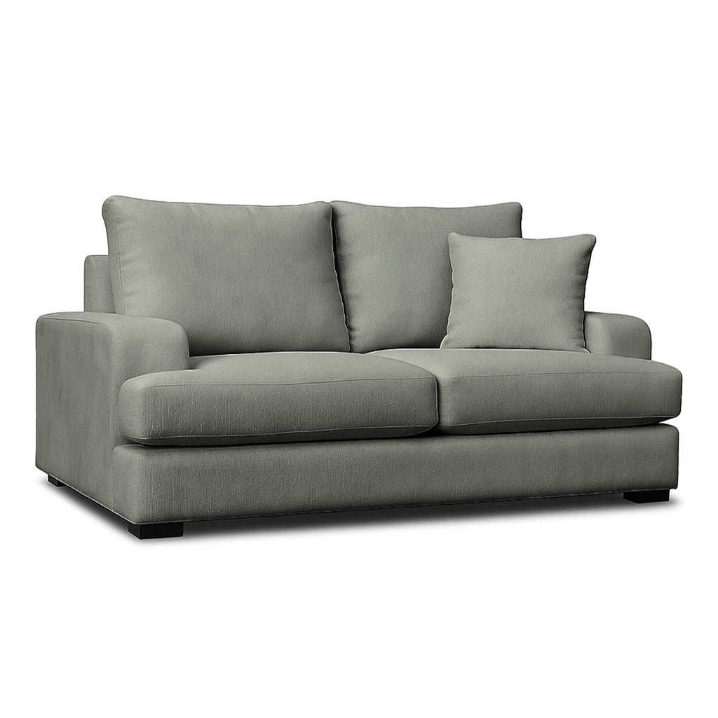 Milton 2 Seater Fabric Sofa-Shale