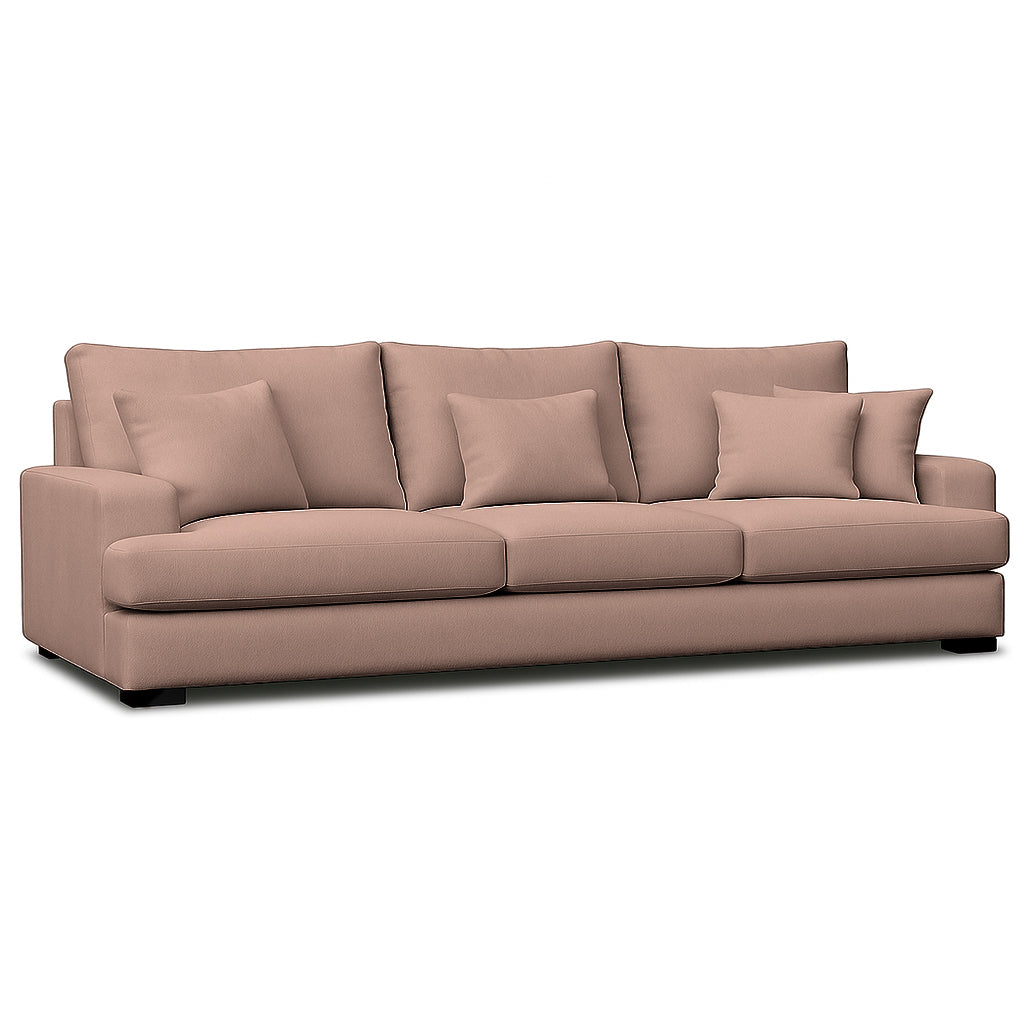 Milton 3.5 Seater Fabric Sofa-Rustica