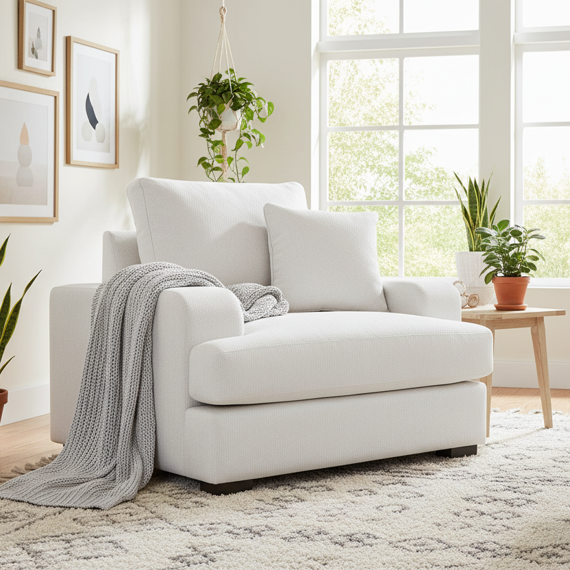 Milton 1.5 Seater Fabric Sofa