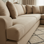 Milton Fabric Corner Modular 3.5 Seater+CNR+3.5 Seater-Toffee