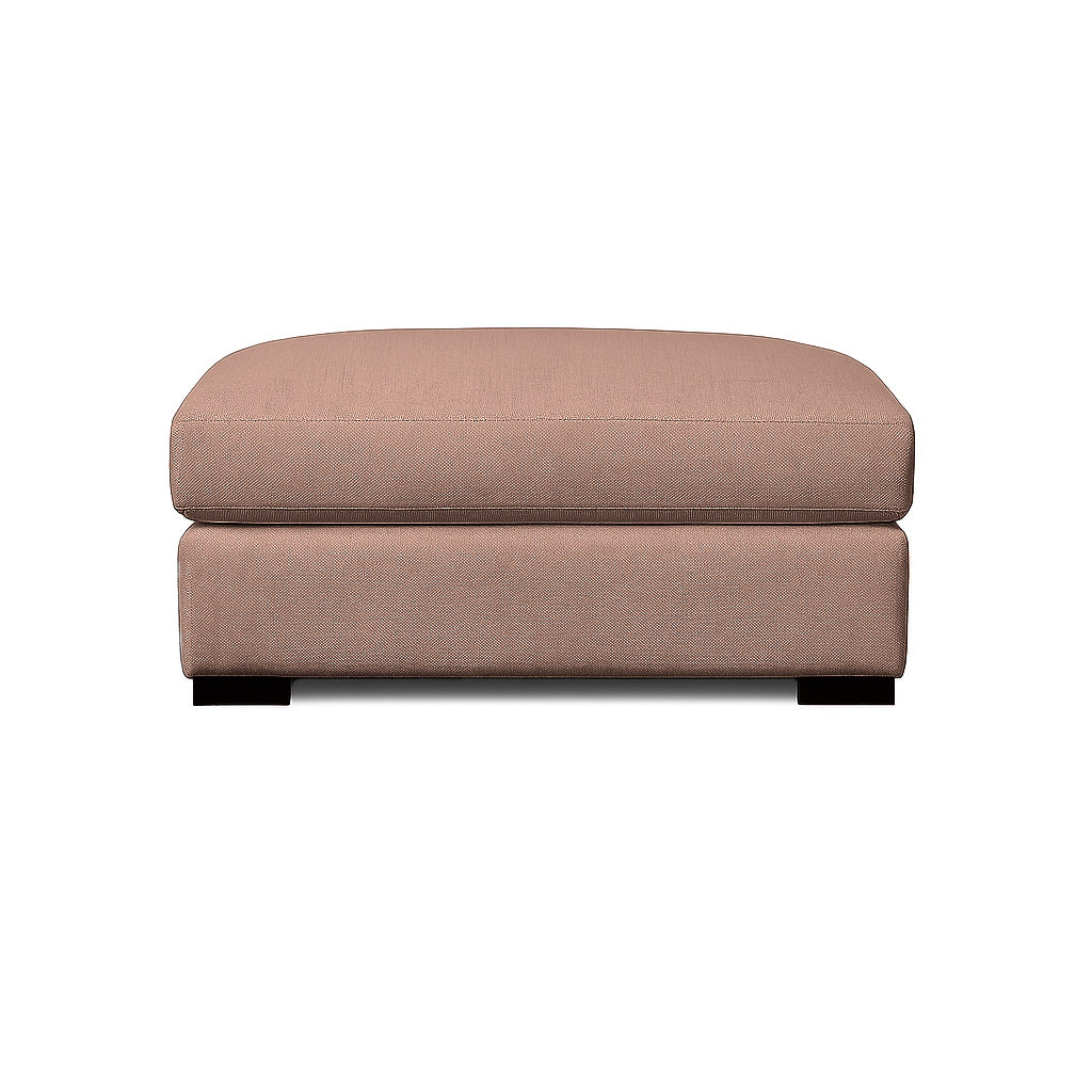 Milton Cushion Top Ottoman-Rustica