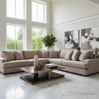 Milton Fabric Corner Modular 2.5 Seater+CNR+2.5 Seater-Rustica