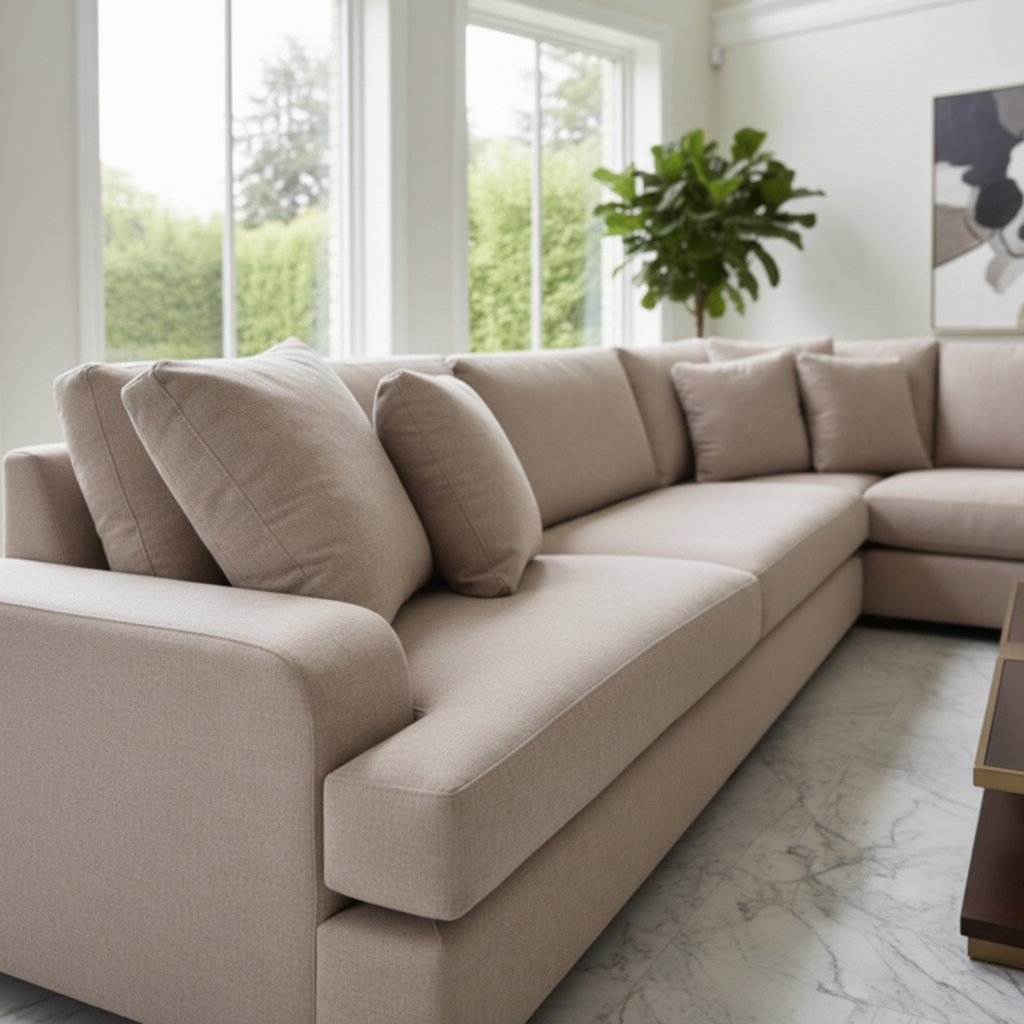 Milton Fabric Corner Modular 3 Seater Duo+CNR+3 Seater Duo-Rustica