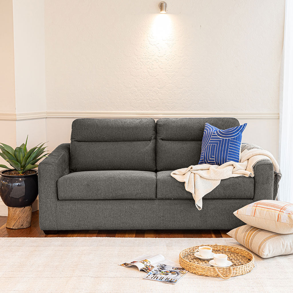 Monte Double Sofa Bed-Storm