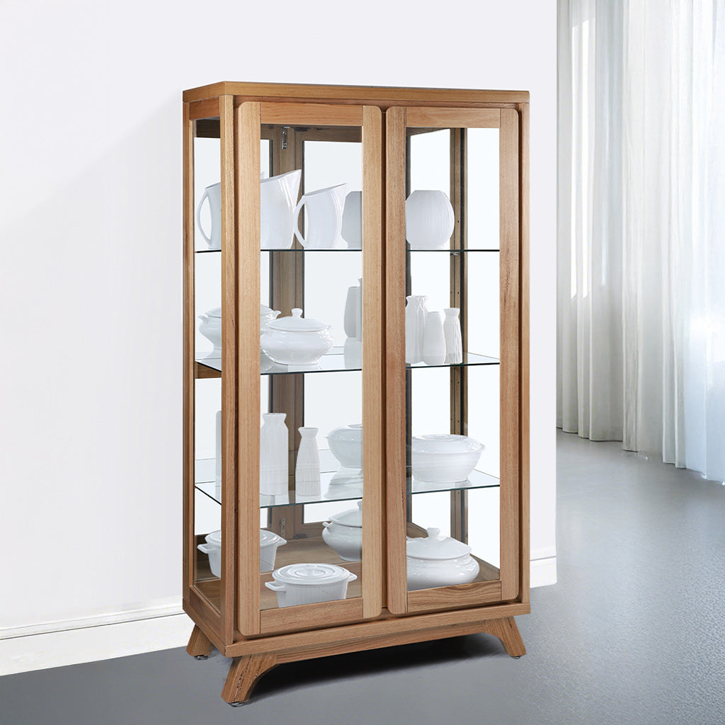 Mudgee Display Cabinet Messmate-Clear Lacquer