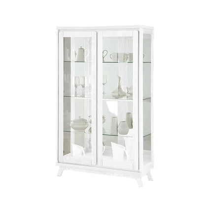 Mudgee Display Cabinet Ash-Matt White
