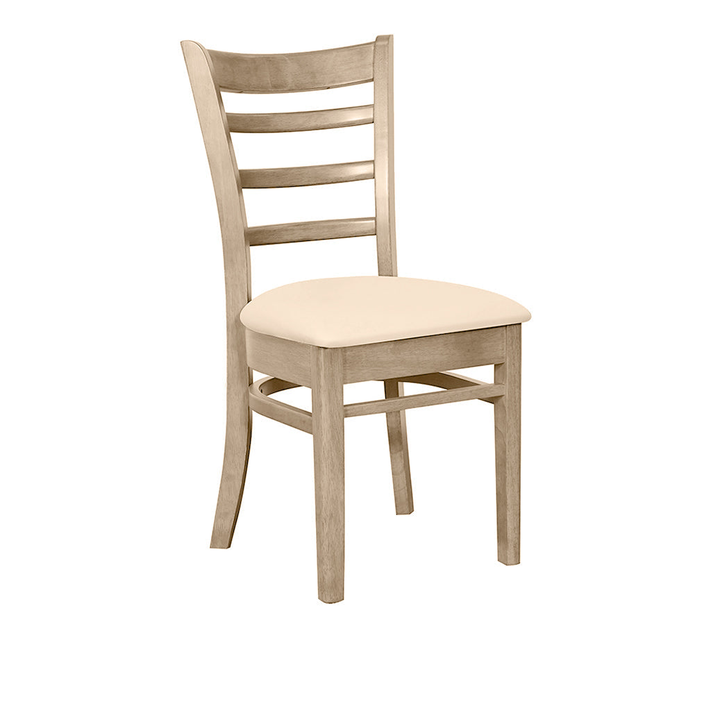 Mustang Dining Chair-Raw with Clay PU Seat
