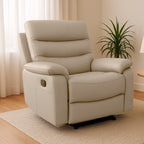 Nelson Leather Lift Chair-Taupe