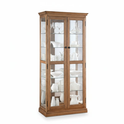 Beechworth Display Cabinet-Rustic Walnut