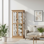 Beechworth Display Cabinet-Rustic Walnut