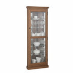 Cowra Corner Display Cabinet-Rustic Walnut
