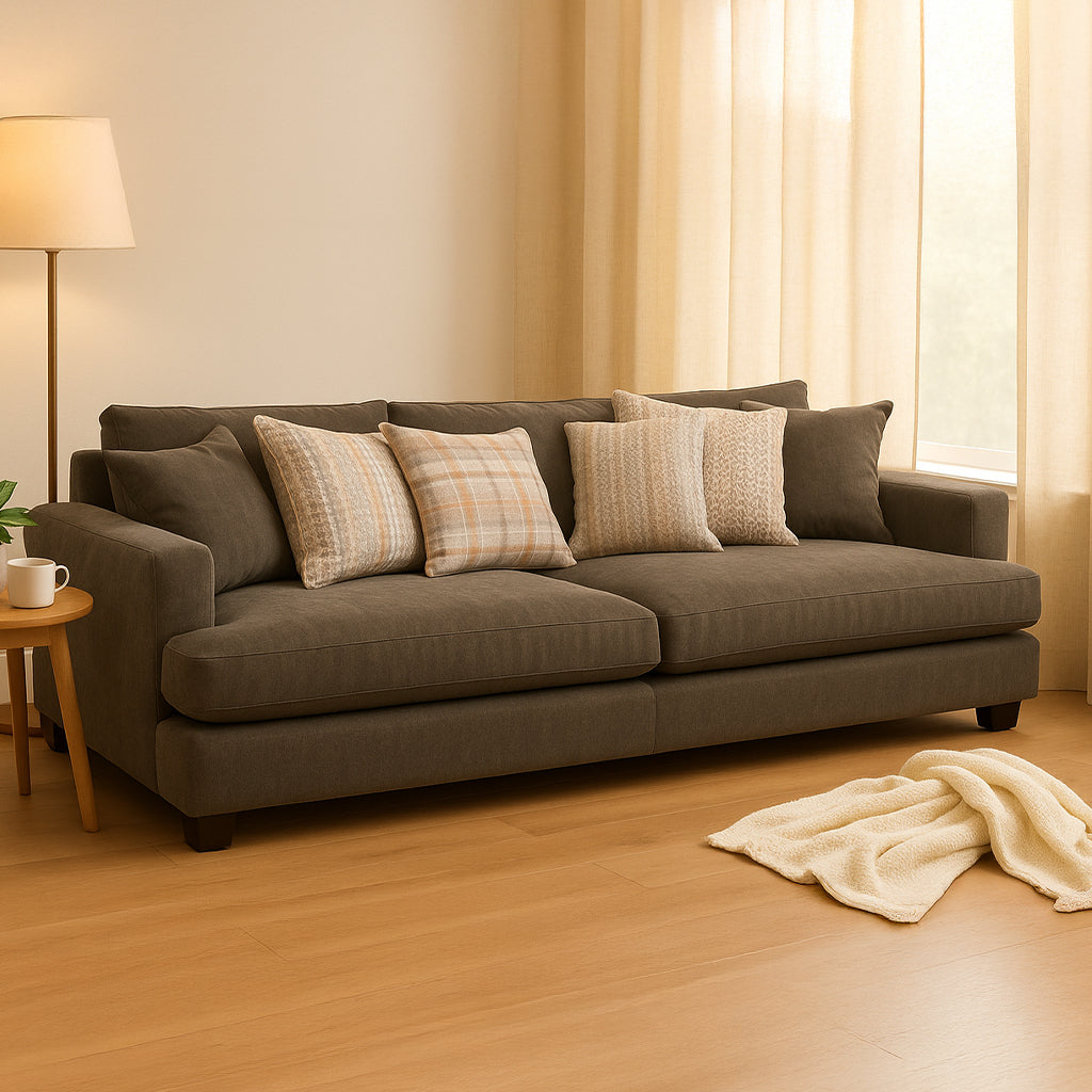 Noosa 2 Seater Fabric Sofa with Scatter Back Design