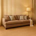 Noosa 2 Seater Fabric Sofa with Scatter Back Design-Rustica