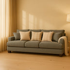 Noosa 3 Seater Fabric Sofa with Scatter Back Design