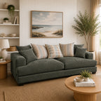 Noosa 2 Seater Fabric Sofa with Scatter Back Design