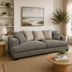 Noosa 2 Seater Fabric Sofa with Scatter Back Design