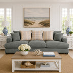Noosa 3 Seater Fabric Sofa with Scatter Back Design