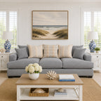 Noosa 3 Seater Fabric Sofa with Scatter Back Design