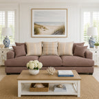 Noosa 3 Seater Fabric Sofa with Scatter Back Design