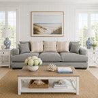 Noosa 3 Seater Fabric Sofa with Scatter Back Design