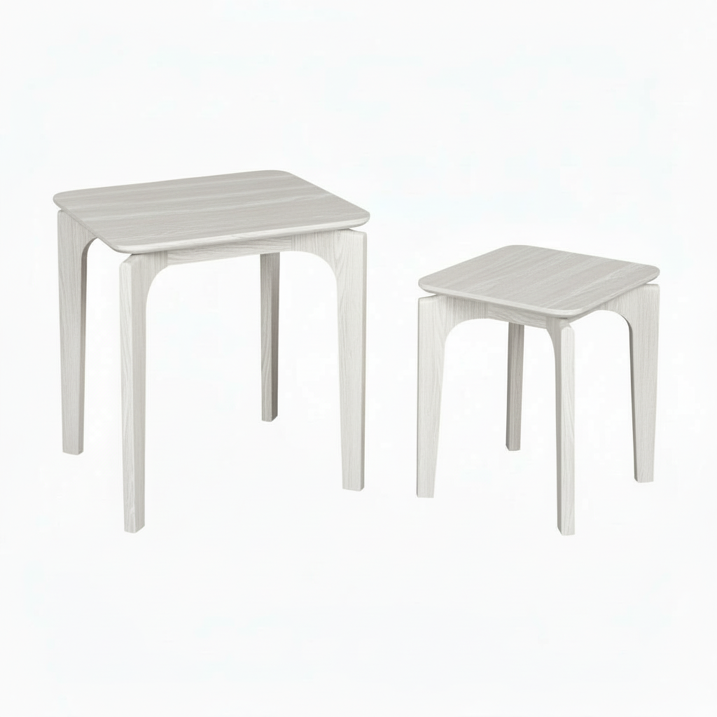 Nordic Nest of Tables-White