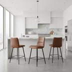 Norway Bar Stool-Terracotta