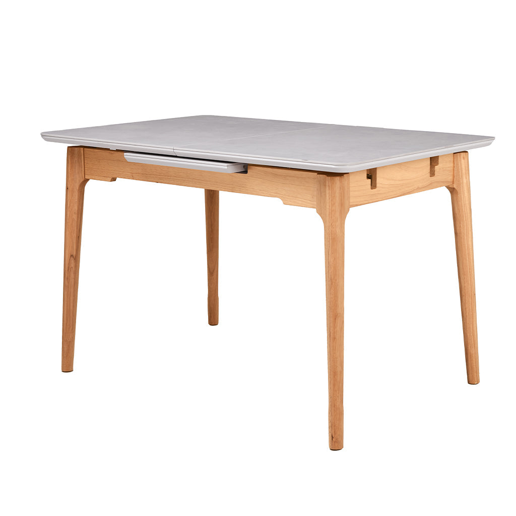 Norway Extension Dining Table 1400 Ext to1800-Light Grey