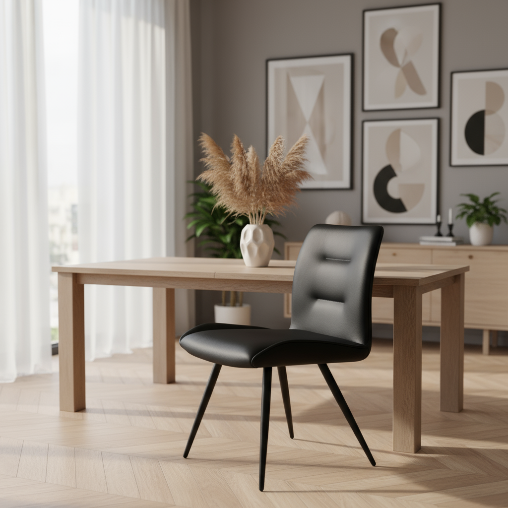 Norway Dining Chair-Black